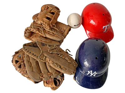 Baseball Kit Props, Prop Hire