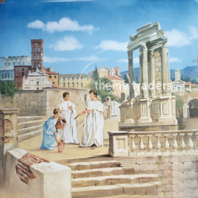 Biblical Rome Backdrop Props, Prop Hire