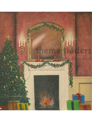 Fireplace Christmas Backdrops Props Prophire Burlesque Props