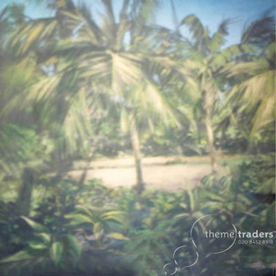 Tropical Carribean Backdrop Props, Prop Hire