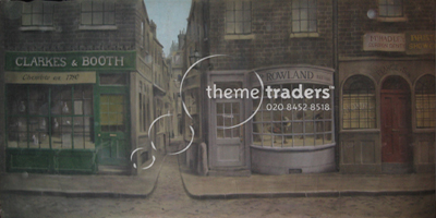 Victorian Street and Alley Backdrop Props, Prop Hire