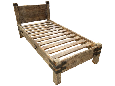 Oak Historic Bed Props, Prop Hire