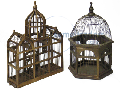 vintage birdcages Props, Prop Hire