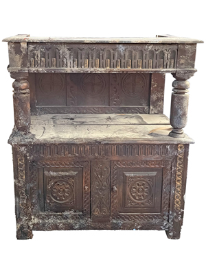 Ancient Hand Carved Shelf and Cupboard Props, Prop Hire