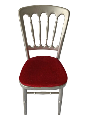 Silver Banquet Chair Props, Prop Hire