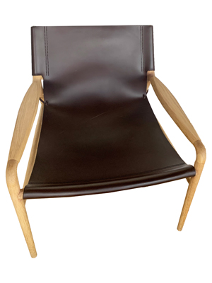 Designer Scandinavian Leather Executive Chair Props, Prop Hire