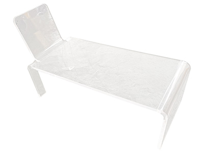 Perspex Chaise Longue Props, Prop Hire