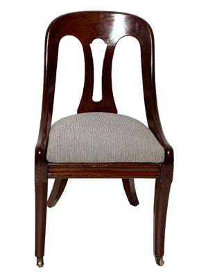 Hardwood Vintage Chair Set On Castors Props, Prop Hire