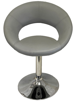 Grey Designer Donut Chair Props, Prop Hire