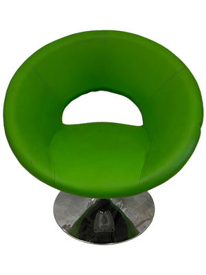 Green Designer Donut Chair Props, Prop Hire