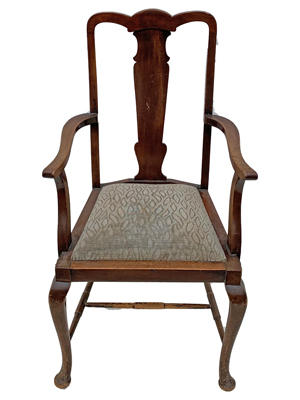 High Back Wooden Chair Props, Prop Hire
