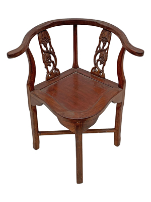 Corner Wooden Chair Props, Prop Hire