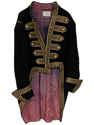 Gold Embroidered Military Aristocrat Tail Coat Props, Prop Hire