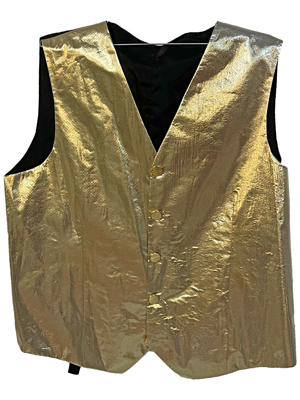 Gold Waistcoats (Set Available) Props, Prop Hire