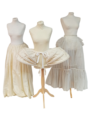Underskirts and Undergarments Props, Prop Hire
