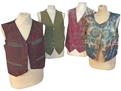 Waistcoats Suit All Styles and Periods Props, Prop Hire