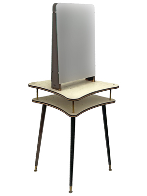 Double Sided Retro Mirror Dressing Table Props, Prop Hire