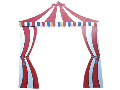 Fascia for Fairground Stall Props, Prop Hire