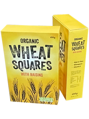 Unbranded Supermarket Products Organic Wheat Squares Boxes Props, Prop Hire