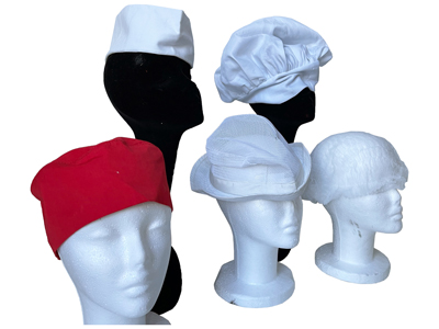 Chef Catering and Butcher Hats Props, Prop Hire