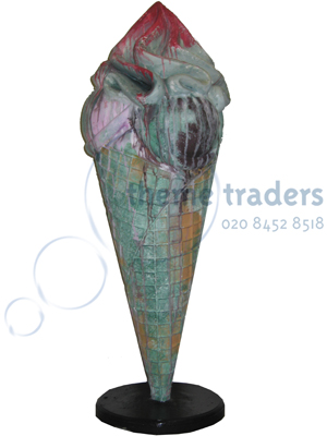 decaying ice creams statues Props, Prop Hire