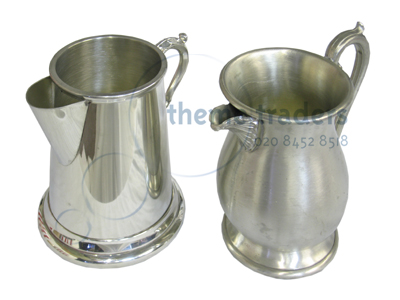 Pewter Jugs Props, Prop Hire