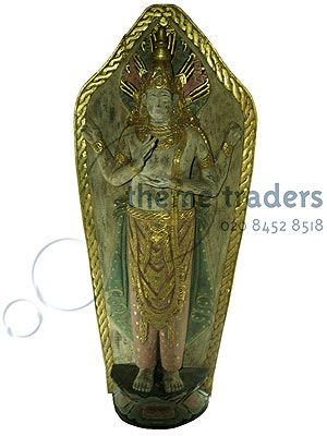 Buddha statue Relief - Vintage, antique, weathered Props, Prop Hire