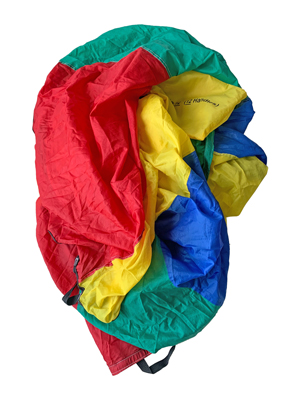 Multi Colour Parachute Props, Prop Hire