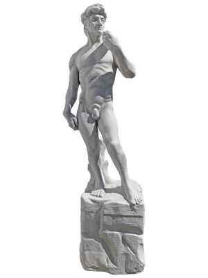 2.9 Metre Michaelangelo's David statue Props, Prop Hire