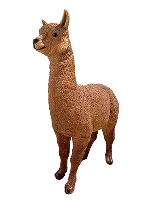 Alpaca Statue Props, Prop Hire