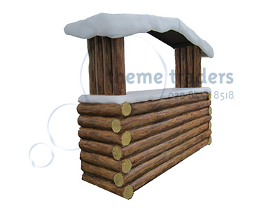 Alpine Log Bar Props, Prop Hire