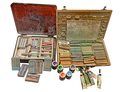 Artists Pastels and Paints Props, Prop Hire