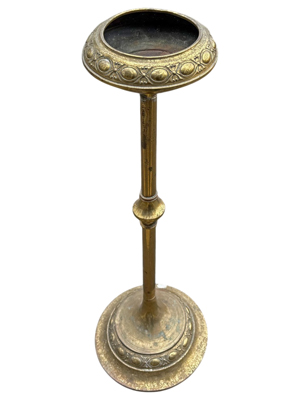 Antique Brass Floorstanding Ashtray Props, Prop Hire