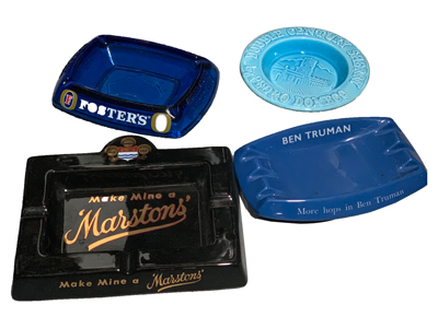 Pub Ashtrays Props, Prop Hire