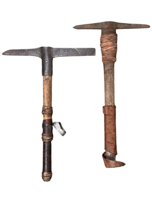 Ancient World Mining Pickaxes and Axe Props, Prop Hire