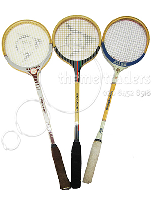 Squash Rackets Props, Prop Hire