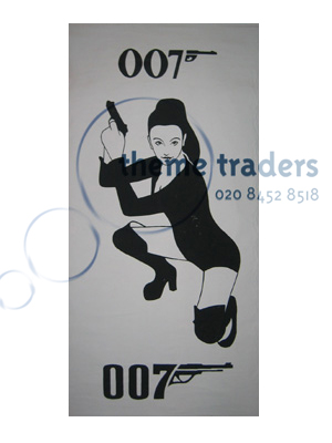 Bond Girl Banners Props, Prop Hire