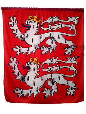 Heraldic Banner Props, Prop Hire