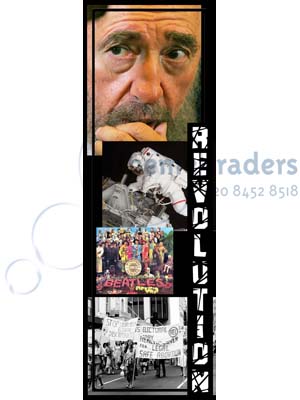 Revolutions Banners Props, Prop Hire