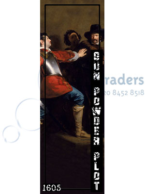 Gun Powder Plot Banner Props, Prop Hire
