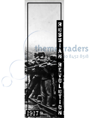 Russian Revolution Banner Props, Prop Hire