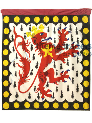 lion crest banners Props, Prop Hire