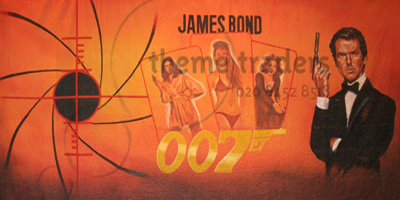 Bond Backdrop Props, Prop Hire