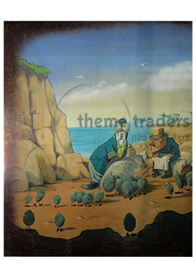 Alice Walrus and Carpenter Backdrop Props, Prop Hire