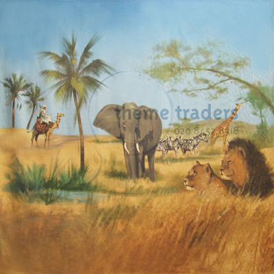 African Backdrop Props, Prop Hire