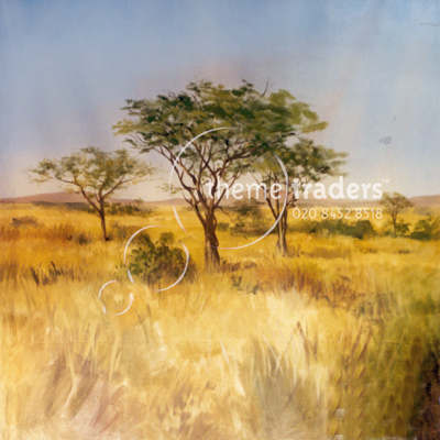African Savannah Backdrop Props, Prop Hire