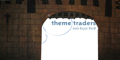 Castle Entrance Backdrop Props, Prop Hire