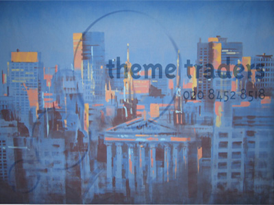 City Skyline Backdrop Props, Prop Hire