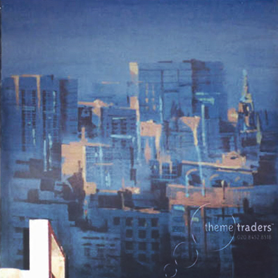 London City Skyline Backdrop Props, Prop Hire