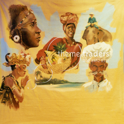 Cultural Backdrop Props, Prop Hire